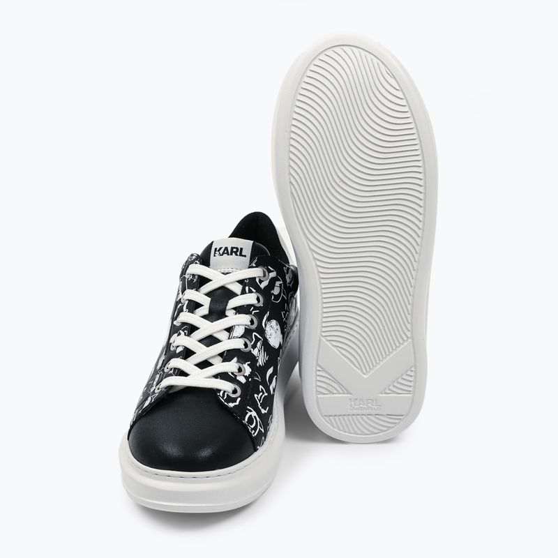 Încălțăminte pentru femei KARL LAGERFELD Kapri Twin Nft Graffiti black/white leather 5