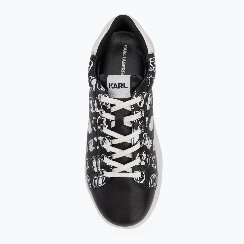 Încălțăminte pentru femei KARL LAGERFELD Kapri Twin Nft Graffiti black/white leather 5