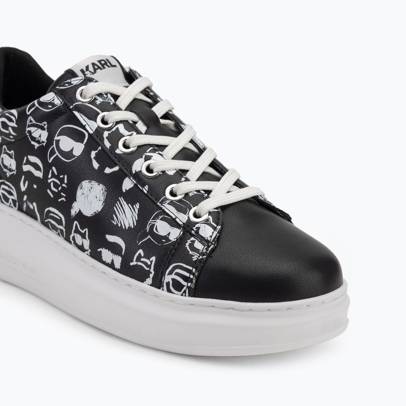 Încălțăminte pentru femei KARL LAGERFELD Kapri Twin Nft Graffiti black/white leather 7