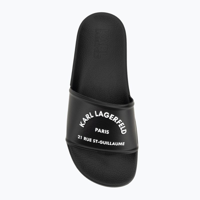 Papuci pentru femei KARL LAGERFELD Kondo 2.0 Maison black rubber 5