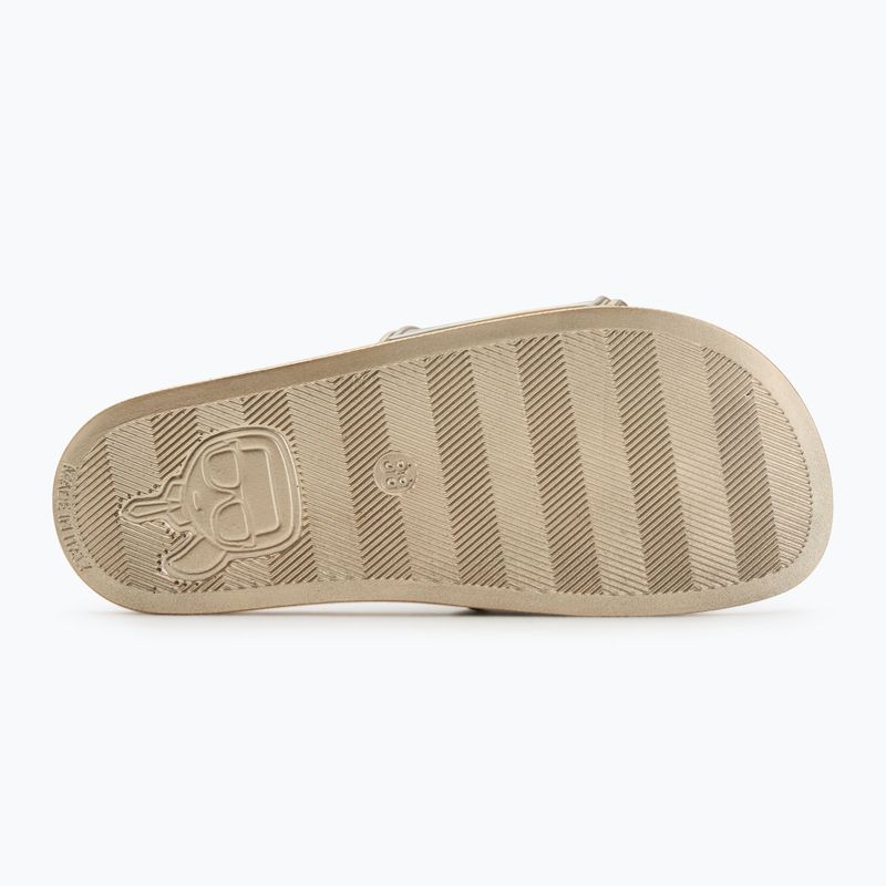 Papuci pentru femei KARL LAGERFELD Kondo 2.0 NFT Relief gold rubber 4