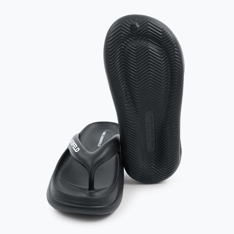 Papuci pentru femei  KARL LAGERFELD Skoona II Hotel Thong black rubber 12