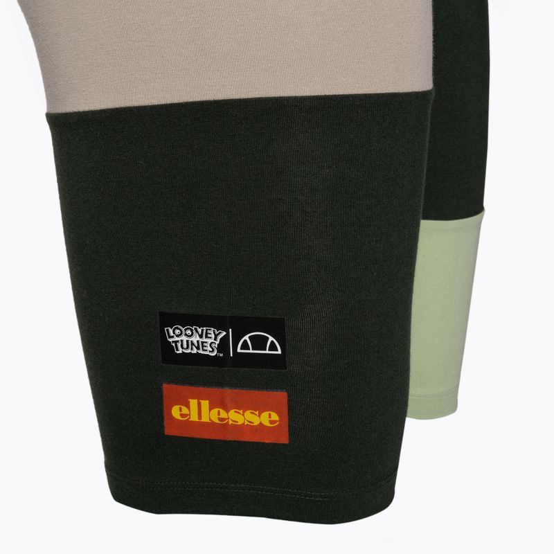 Pantaloni scurți de antrenament Ellesse Twabbit verde închis pentru femei 4