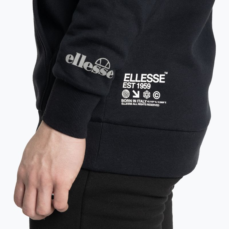 Tricou Ellesse bărbați Stratson Oh Hoody negru cu glugă negru 4