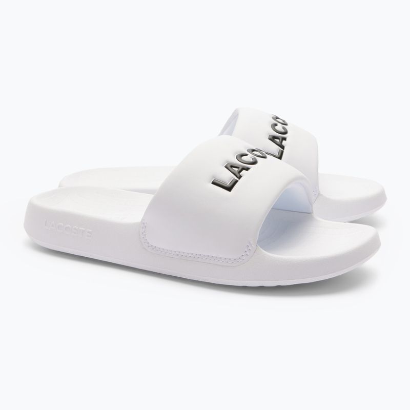 Papuci pentru femei Lacoste 47CFA0032 white/black 8