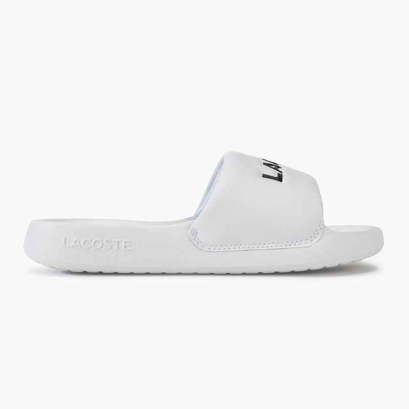 Papuci pentru femei Lacoste 47CFA0032 white/black 2