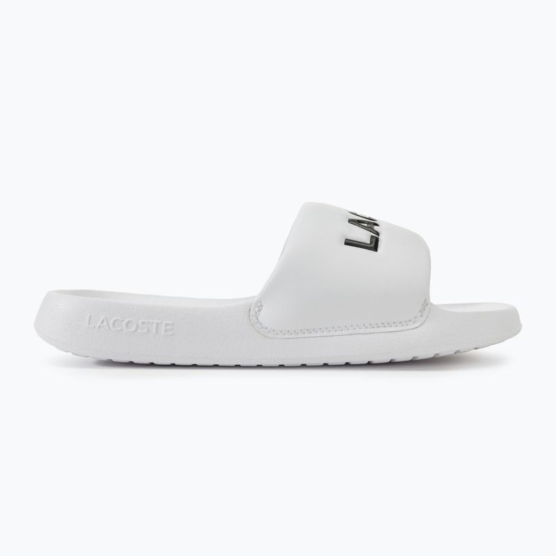 Papuci pentru bărbați Lacoste 47CMA0025 white/black 2