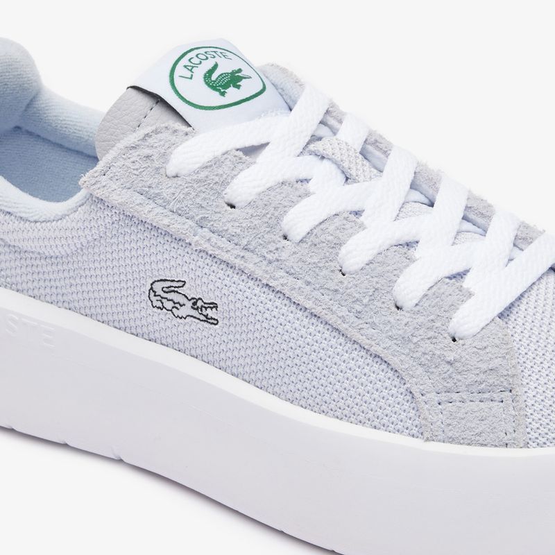 Lacoste pantofi pentru femei 47SFA0084 albastru deschis / alb 8