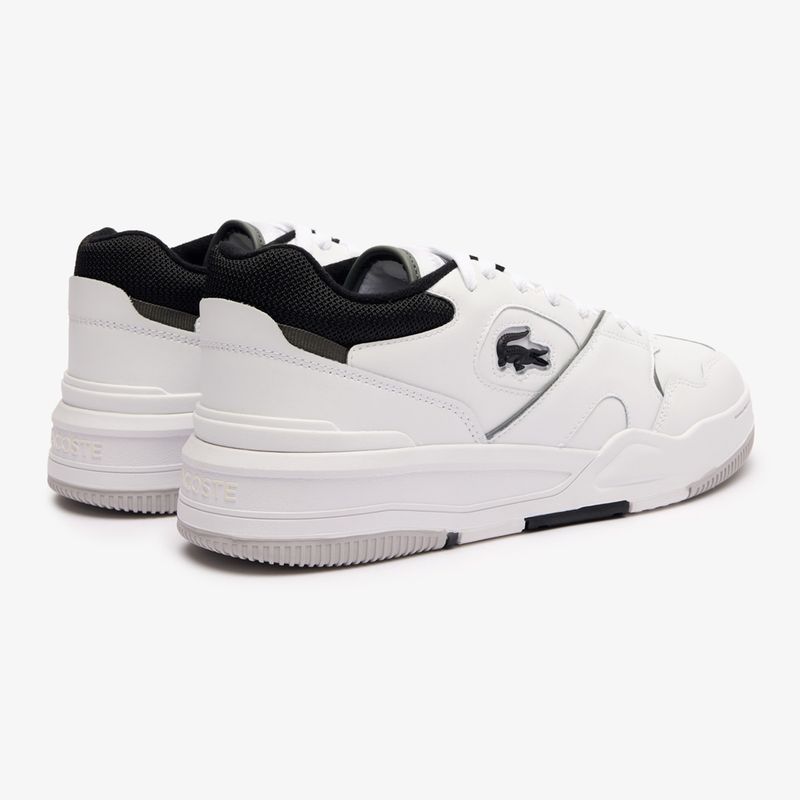 Încălțăminte pentru bărbați Lacoste Lineshot Contrasted Collar Leather white/black 10