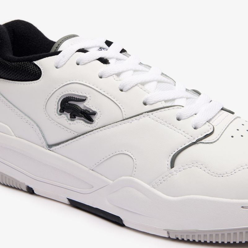 Încălțăminte pentru bărbați Lacoste Lineshot Contrasted Collar Leather white/black 13