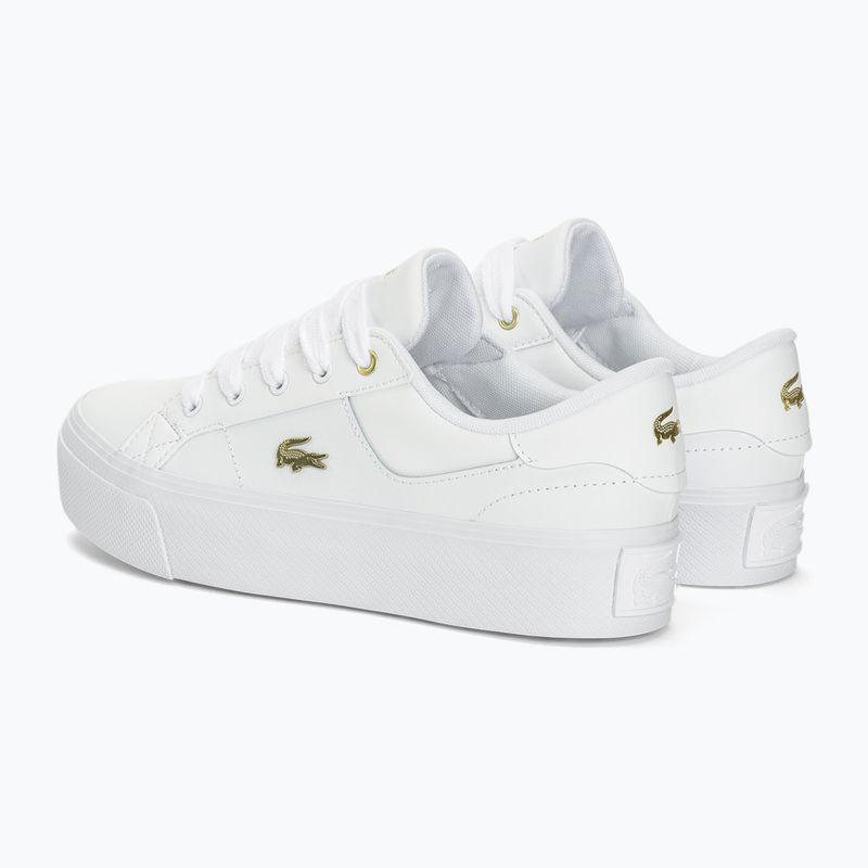 Încălăminte pentru femei Lacoste 47CFA0005 white/gold 3