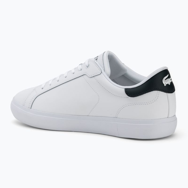 Încălțăminte bărbătească Lacoste Powercourt white/dark green 3