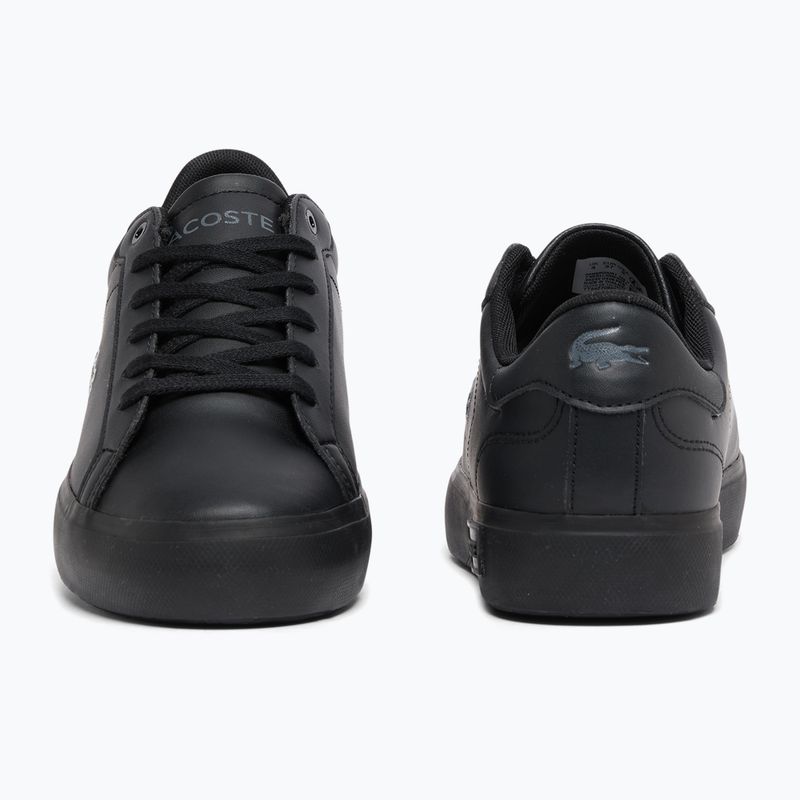 Încălțăminte pentru copii Lacoste Powercourt black/black 5