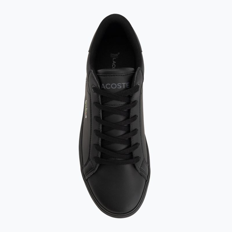 Încălțăminte pentru copii Lacoste Powercourt black/black 5