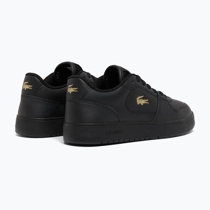 Încălțăminte pentru femei Lacoste Court Ace Leather black/gold 3