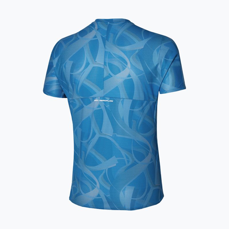 Tricou pentru bărbați Mizuno Paris Dryaeroflow Tee parisian blue 2