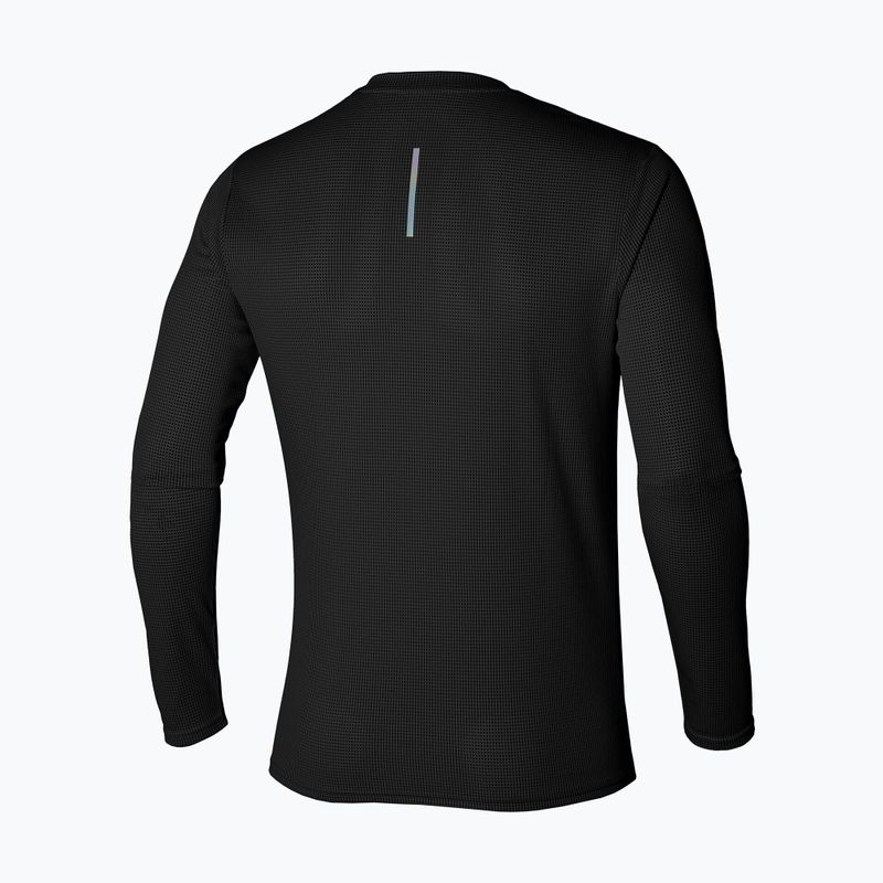 Longsleeve de alergare pentru bărbați Mizuno Dryaeroflow Half Zip black 2