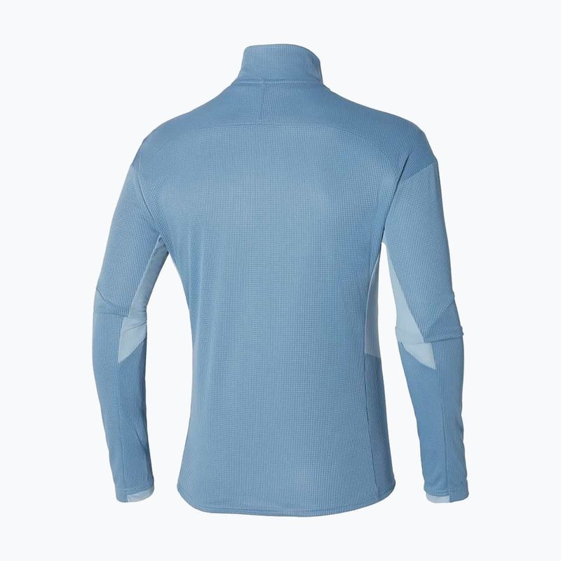 Longsleeve de alergare pentru bărbați Mizuno Hybrid parisian blue 2