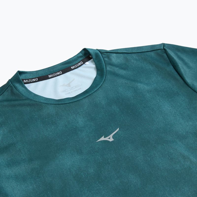 Tricou de alergare pentru bărbați Mizuno Impulse Core Graphic Tee evergreen