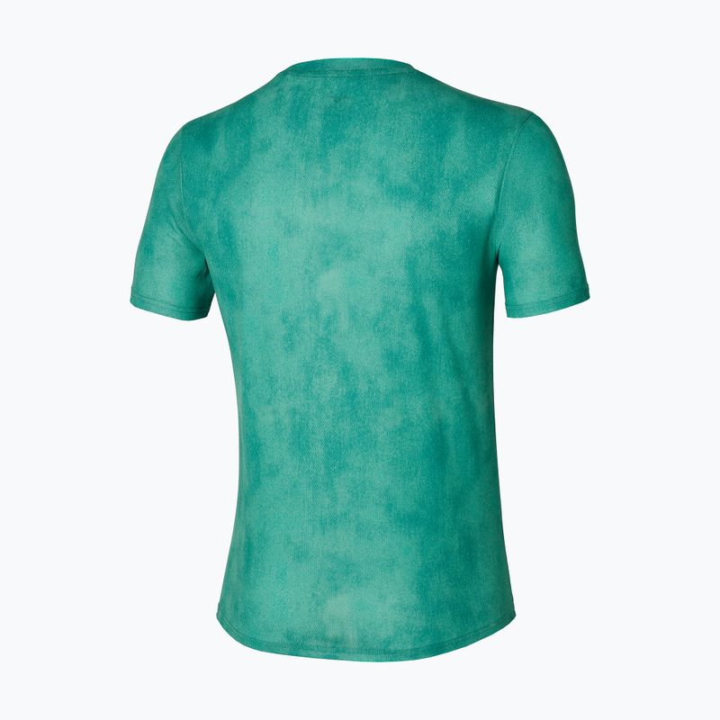 Tricou de alergare pentru bărbați Mizuno Impulse Core Graphic Tee evergreen 2