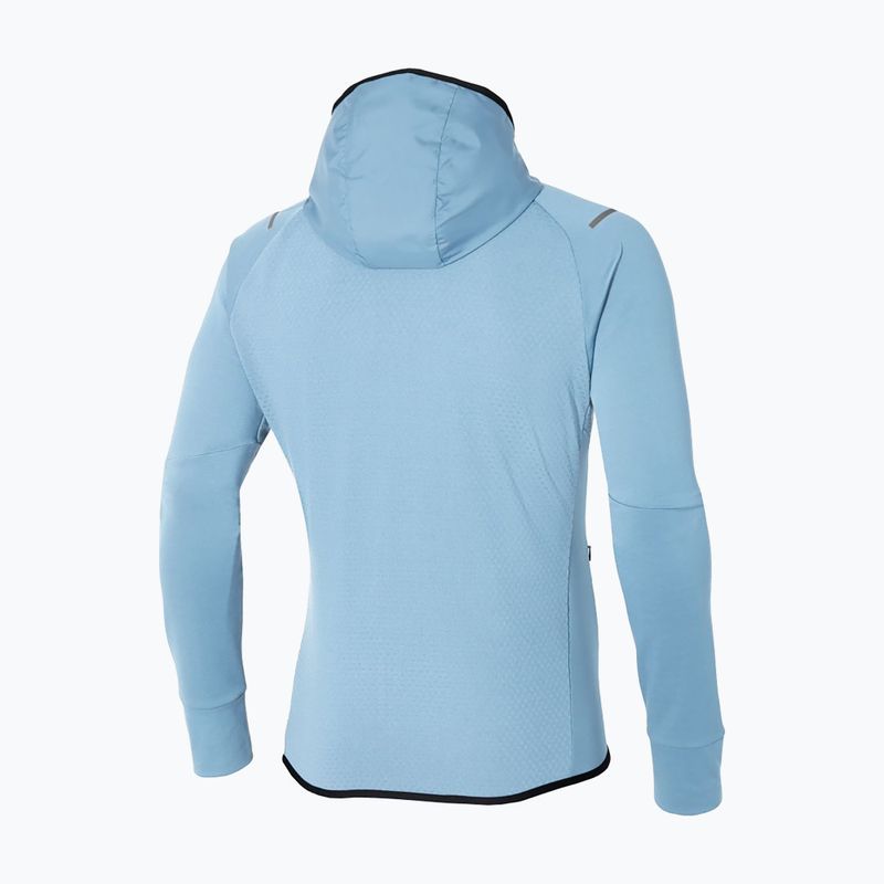 Geacă de alergare pentru bărbați Mizuno Warmalite Hybrid Full Zip glacier lake 2