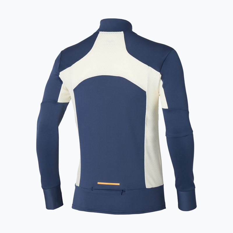 Bluză de alergare pentru bărbați Mizuno Warmalite Half Zip estate blue 2