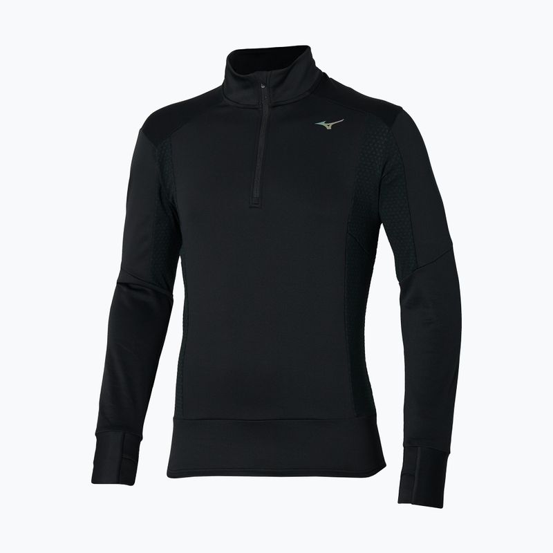 Bluză de alergare pentru bărbați Mizuno Warmalite Half Zip black