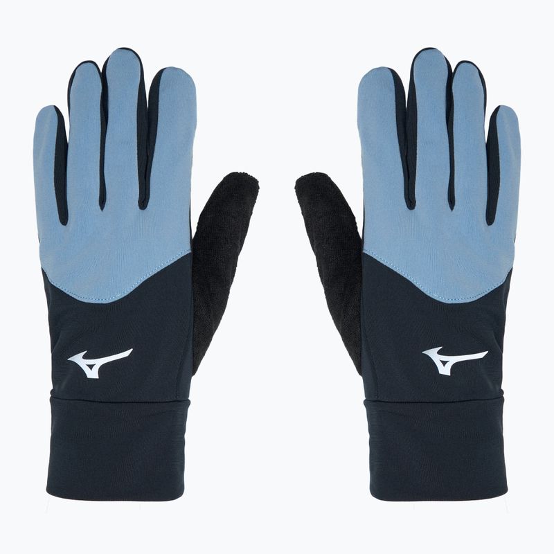 Mănuși de alergare Mizuno Warmalite black / glacier lake 2