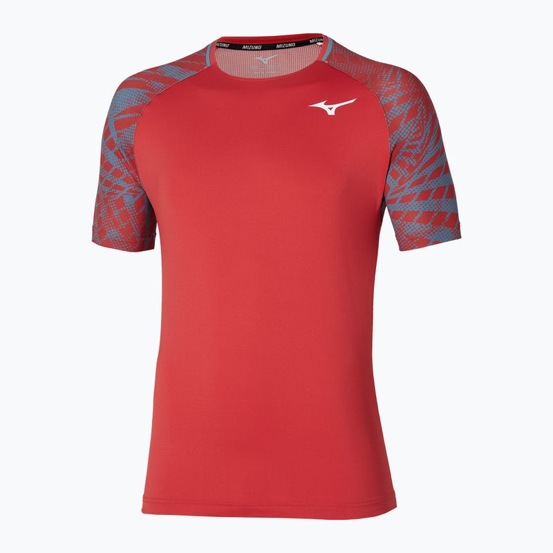 Tricou de tenis pentru bărbați Mizuno Mugen Shadow Tee salsa