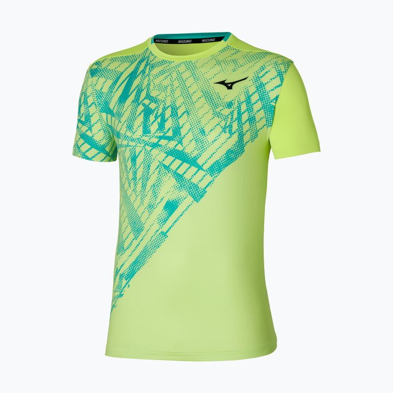 Tricou de tenis pentru bărbați Mizuno Mugen Shadow Graphic Tee neo lime