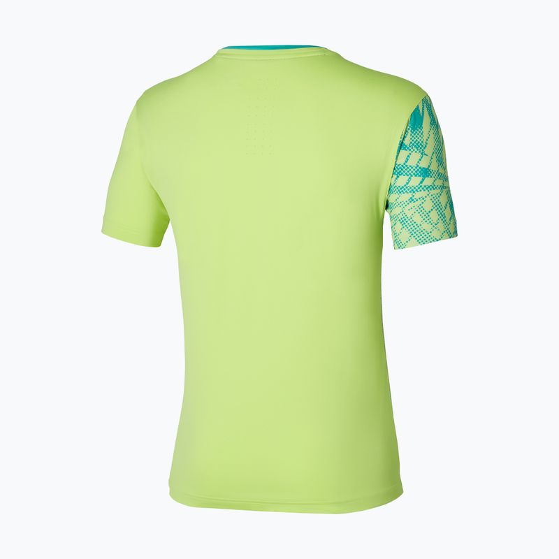 Tricou de tenis pentru bărbați Mizuno Mugen Shadow Graphic Tee neo lime 2