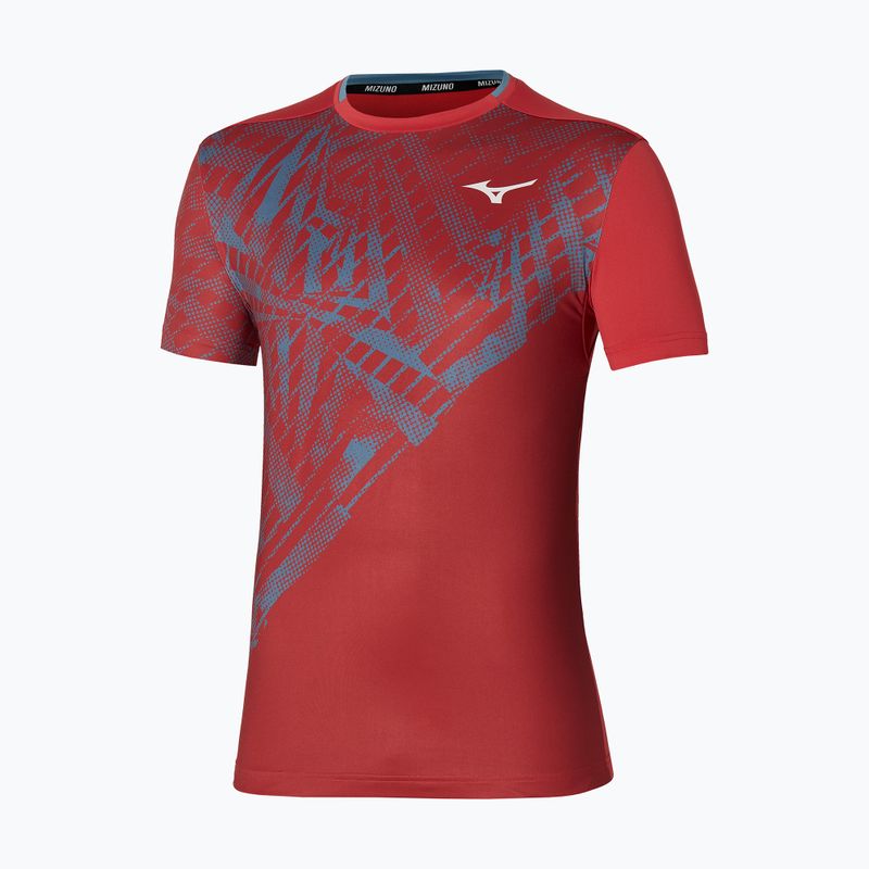 Tricou de tenis pentru bărbați Mizuno Mugen Shadow Graphic Tee salsa