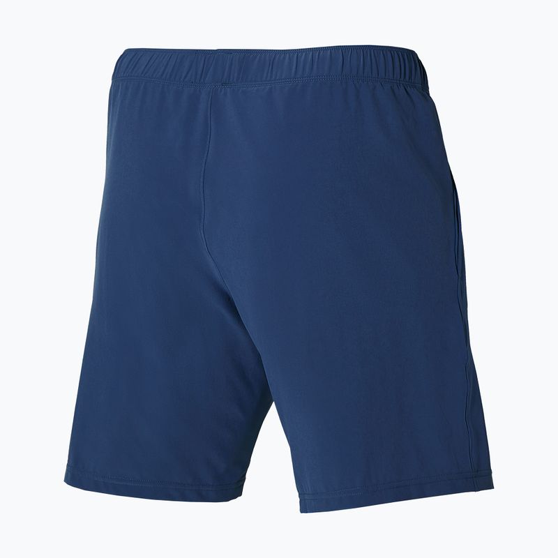 Pantaloni scurți de tenis pentru bărbați Mizuno 8 in Flex Short estate blue 2