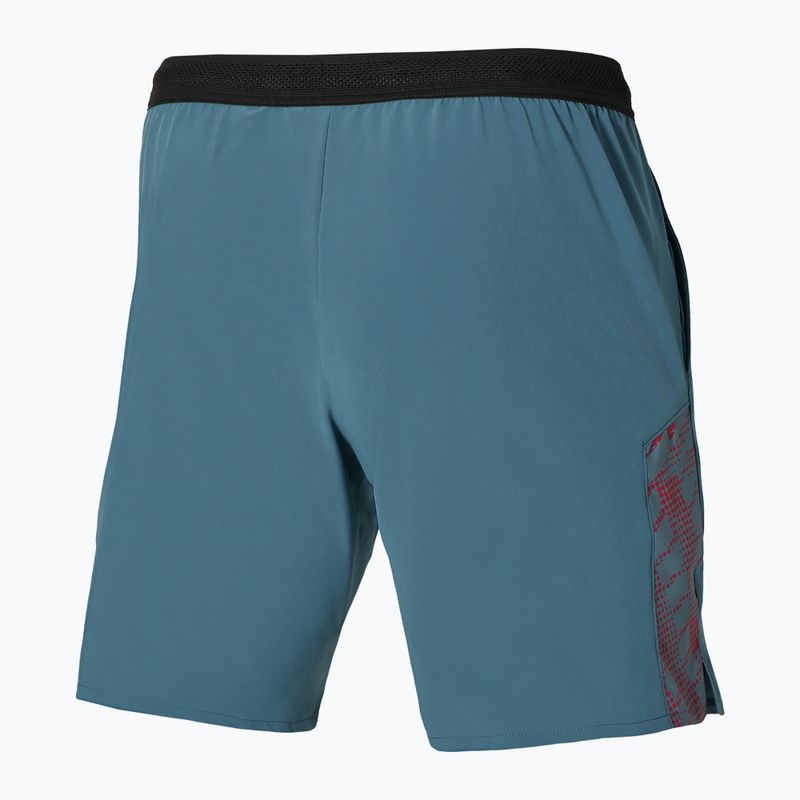 Pantaloni scurți de tenis pentru bărbați Mizuno Mugen 8 In Amplify blue mirage 2