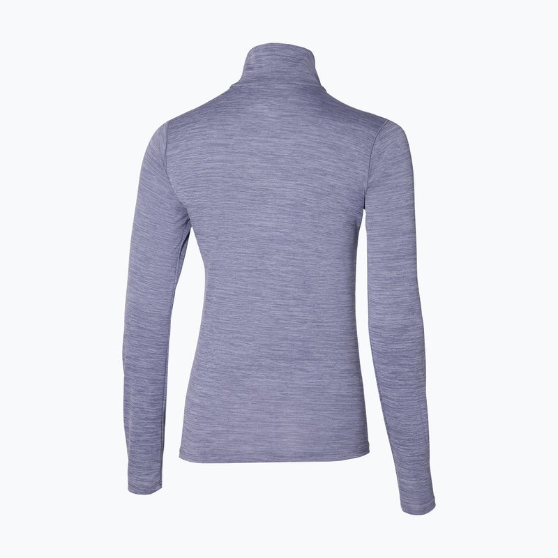 Longsleeve de alergare pentru femei Mizuno Impulse Core Half Zip cadet 2