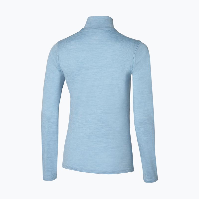 Longsleeve de alergare pentru femei Mizuno Impulse Core Half Zip glacier lake 2