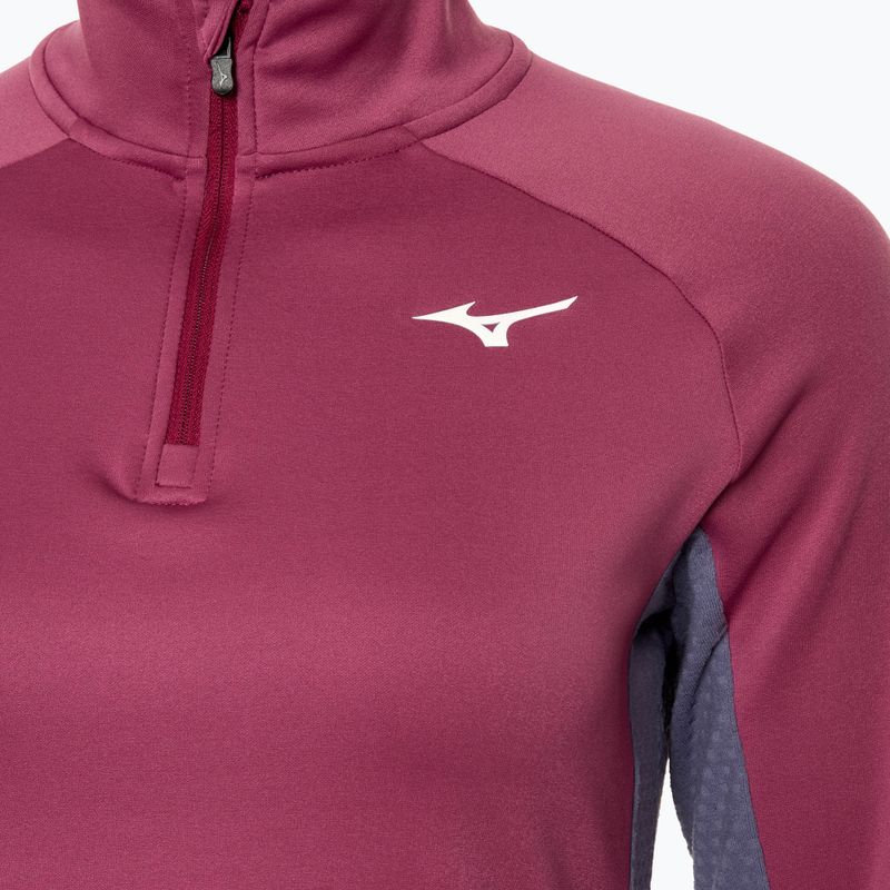 Bluză de alergare pentru femei  Mizuno Warmalite Half Zip violet quartz 3