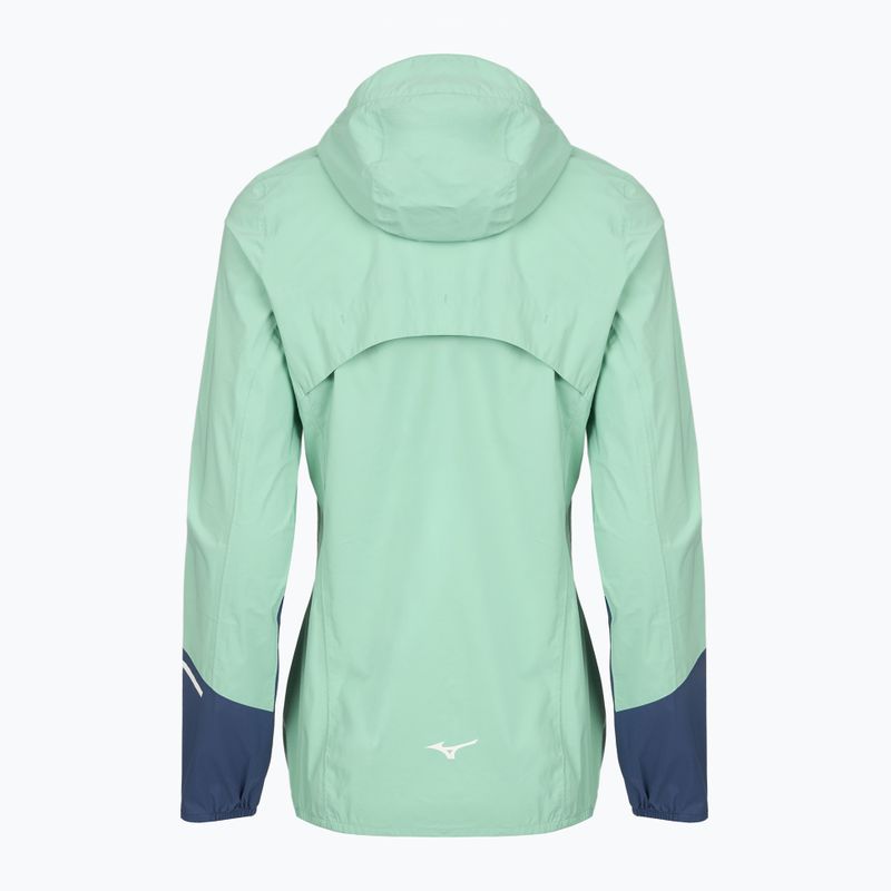 Jachetă de alergare pentru femei Mizuno Waterproof 20K ER dusty jade 2