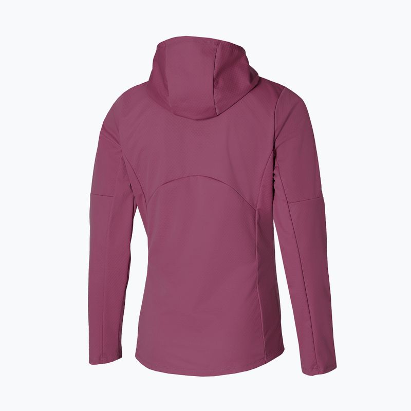 Jachetă de alergare pentru femei Mizuno Thermal Charge BT violet quartz 2