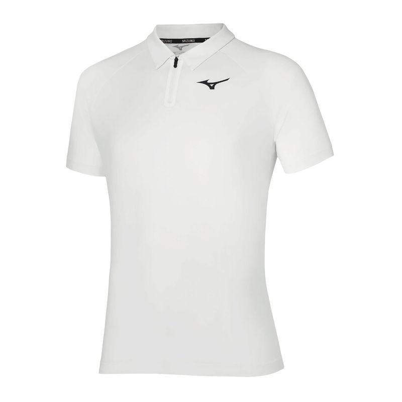 Tricou pentru bărbați Mizuno Frontier Shadow Polo white
