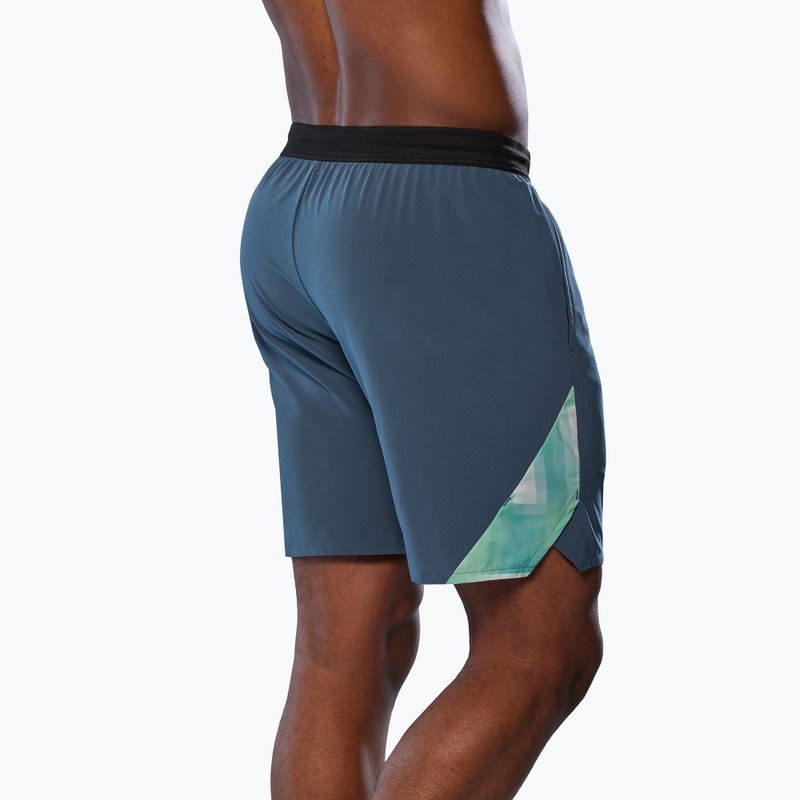 Pantaloni scurți pentru bărbați Mizuno Frontier 8 in Amplify vintage indigo 2