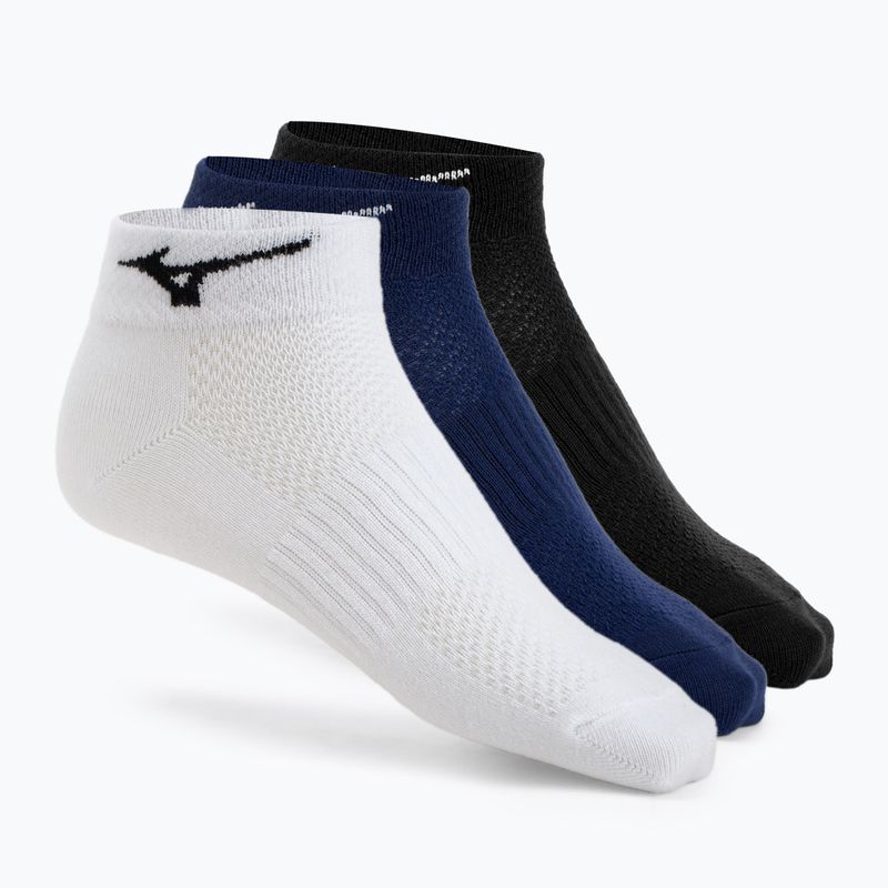Șosete Mizuno Training Mid 3 perechi white / black / estate blue