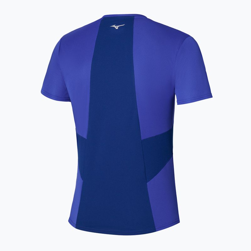 Tricou de alergare pentru bărbați Mizuno DryAeroFlow Tee reflexblue 2