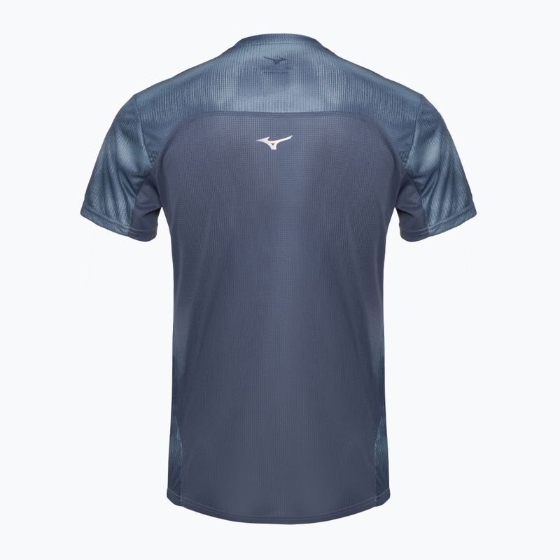 Tricou de alergare pentru bărbați Mizuno DryAeroFlow Graphic Tee citadel 2