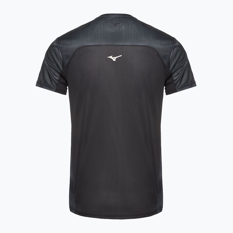 Tricou de alergare pentru bărbați Mizuno DryAeroFlow Graphic Tee black 2