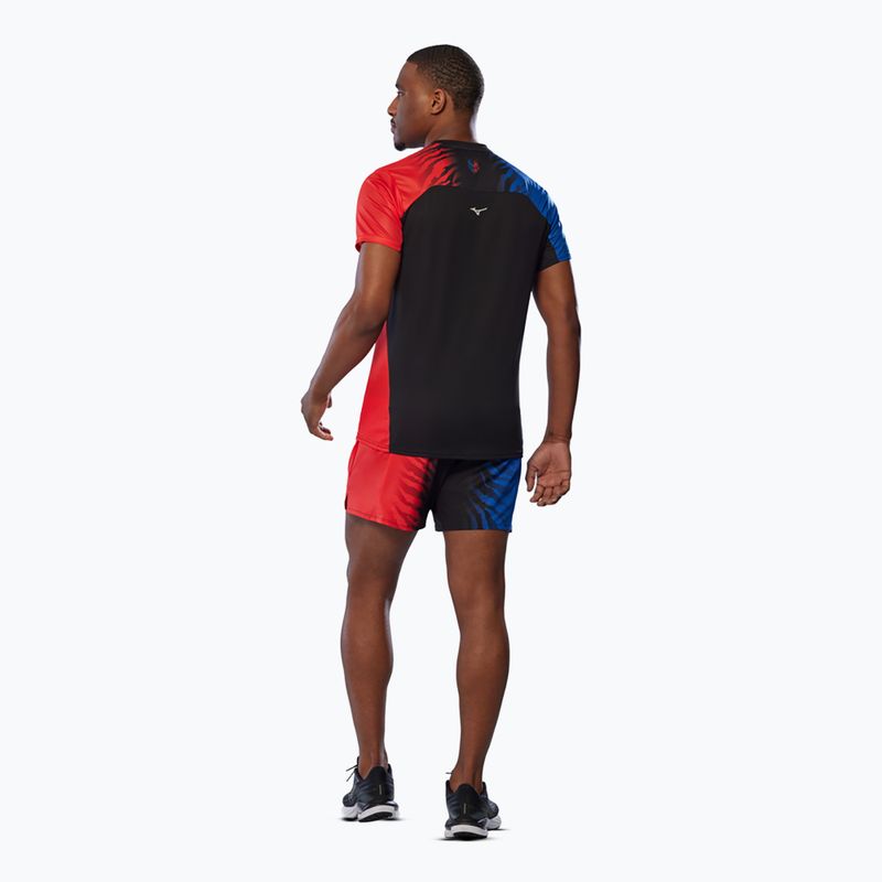 Tricou de alergare pentru bărbați Mizuno DryAeroFlow Graphic Tee onired / oniblue 4