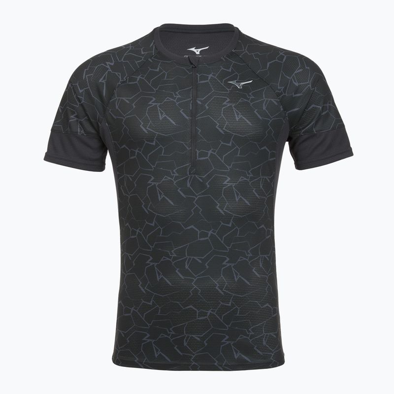 Tricou de alergare pentru bărbați Mizuno Graphic Trail Tee black