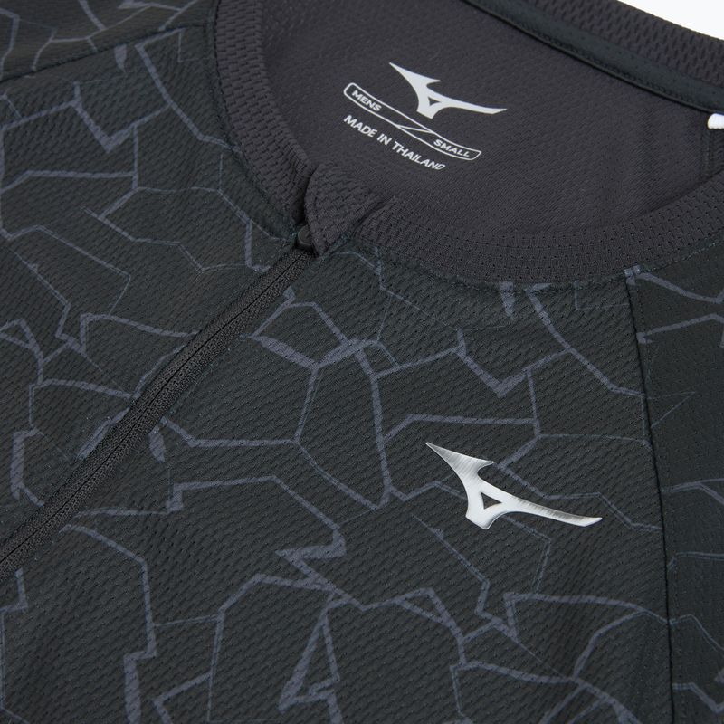 Tricou de alergare pentru bărbați Mizuno Graphic Trail Tee black 3