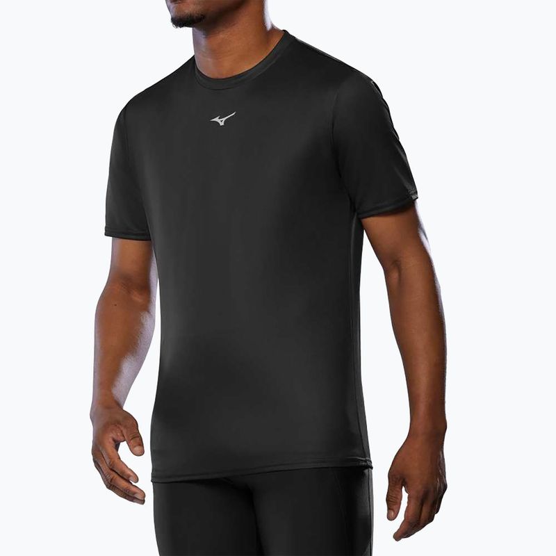 Tricou de alergare pentru bărbați Mizuno Core Graphic Tee black oni