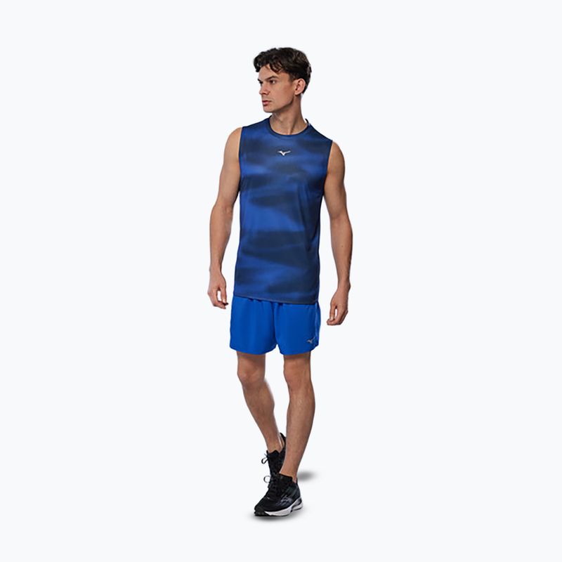 Tricou de alergare pentru bărbați Mizuno Core Graphic Sleeveless reflex blue 2
